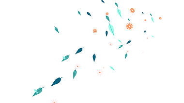 花花瓣叶子底纹春季飘落带通道mov视频动态素材视频的预览图
