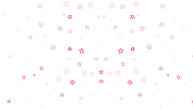 春天粉色花朵花瓣小清新背景装饰带通道mov视频动态素材视频的预览图
