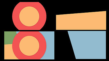 彩色圆圈MG动画遮罩转场视频AE模板视频的预览图