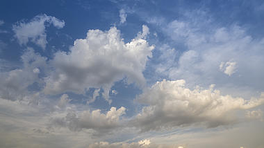 4K蓝天白云天空空境航拍视频的预览图