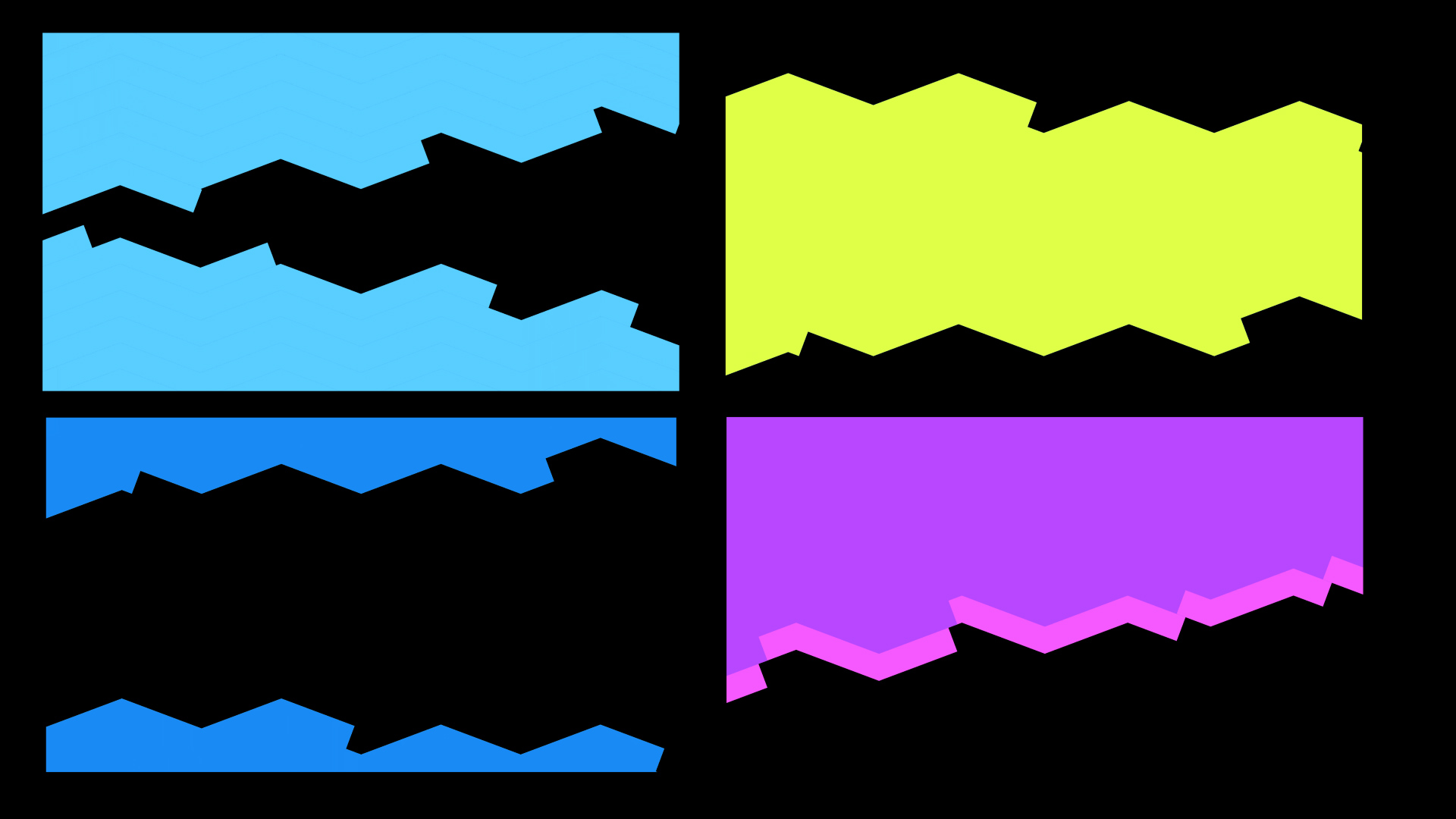 彩色裂缝扁平MG动画视频遮罩转场AE模板视频的预览图