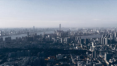4K武汉城市黑金建筑群航拍实拍视频视频的预览图