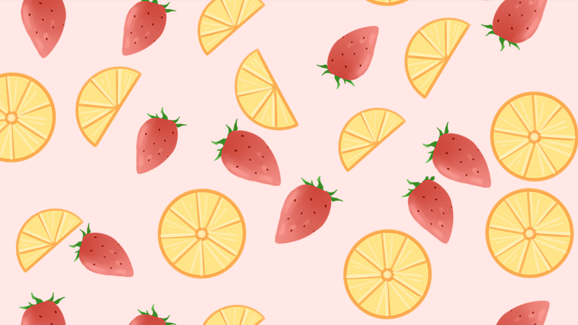 原创小清新夏季夏天夏日柠檬草莓视频动态背景视频的预览图