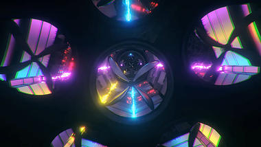 炫酷高端夜店背景视频LED大屏幕视频动态背景视频的预览图
