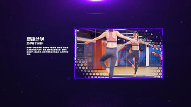 创意时尚运动健身vlog视频ae模板视频的预览图