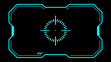 科技科幻游戏边框弹窗线条蓝色动图视频边框带通道mov视频的预览图