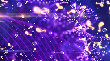 炫酷紫色LED大屏幕舞台炫彩视频动态背景视频的预览图