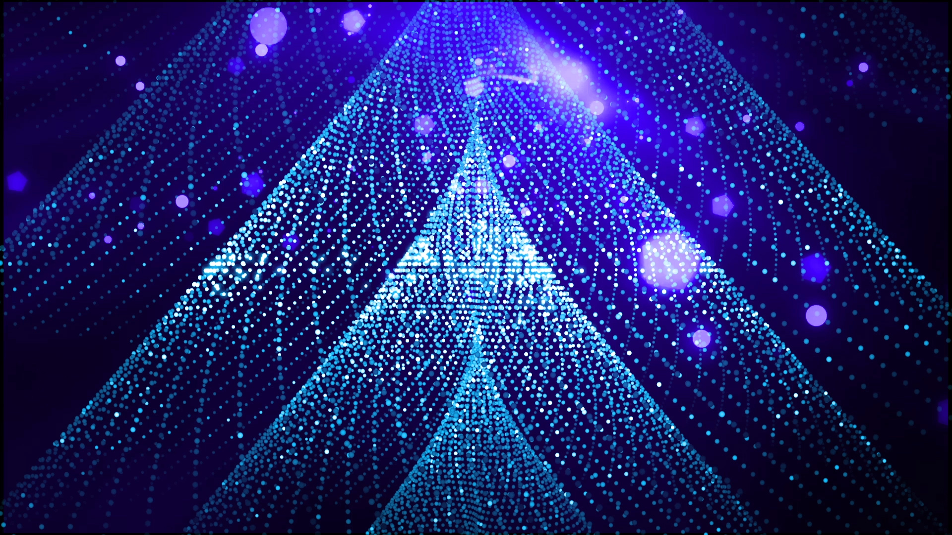 蓝色动感LED大屏幕舞台炫彩视频动态背景视频的预览图