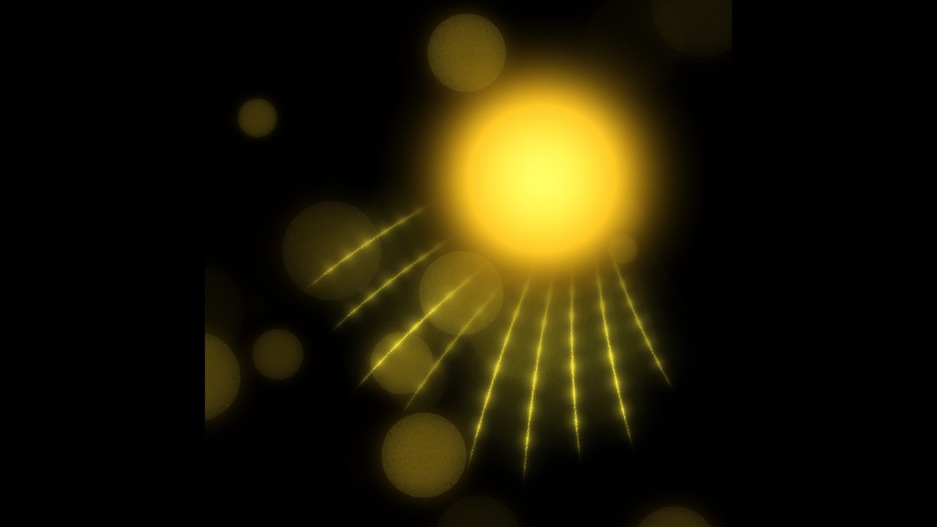 太阳阳光光效发光特效黄色特效视频的预览图
