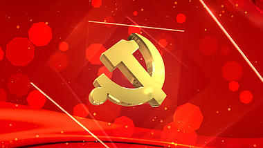 红色粒子建党节背景视频AE模板视频的预览图