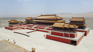 4K中国古风古建筑宫殿名胜古迹航拍视频的预览图