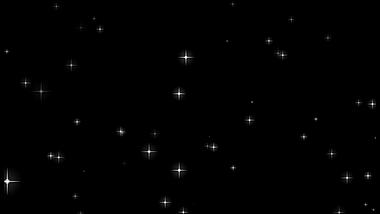 发光闪烁的粒子光效星空下发光的星星特效视频的预览图