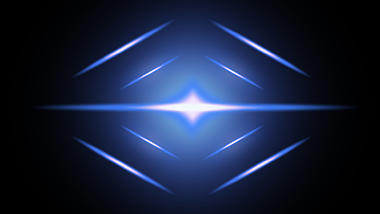 科技光效点击散开触发蓝色发光光圈特效视频的预览图