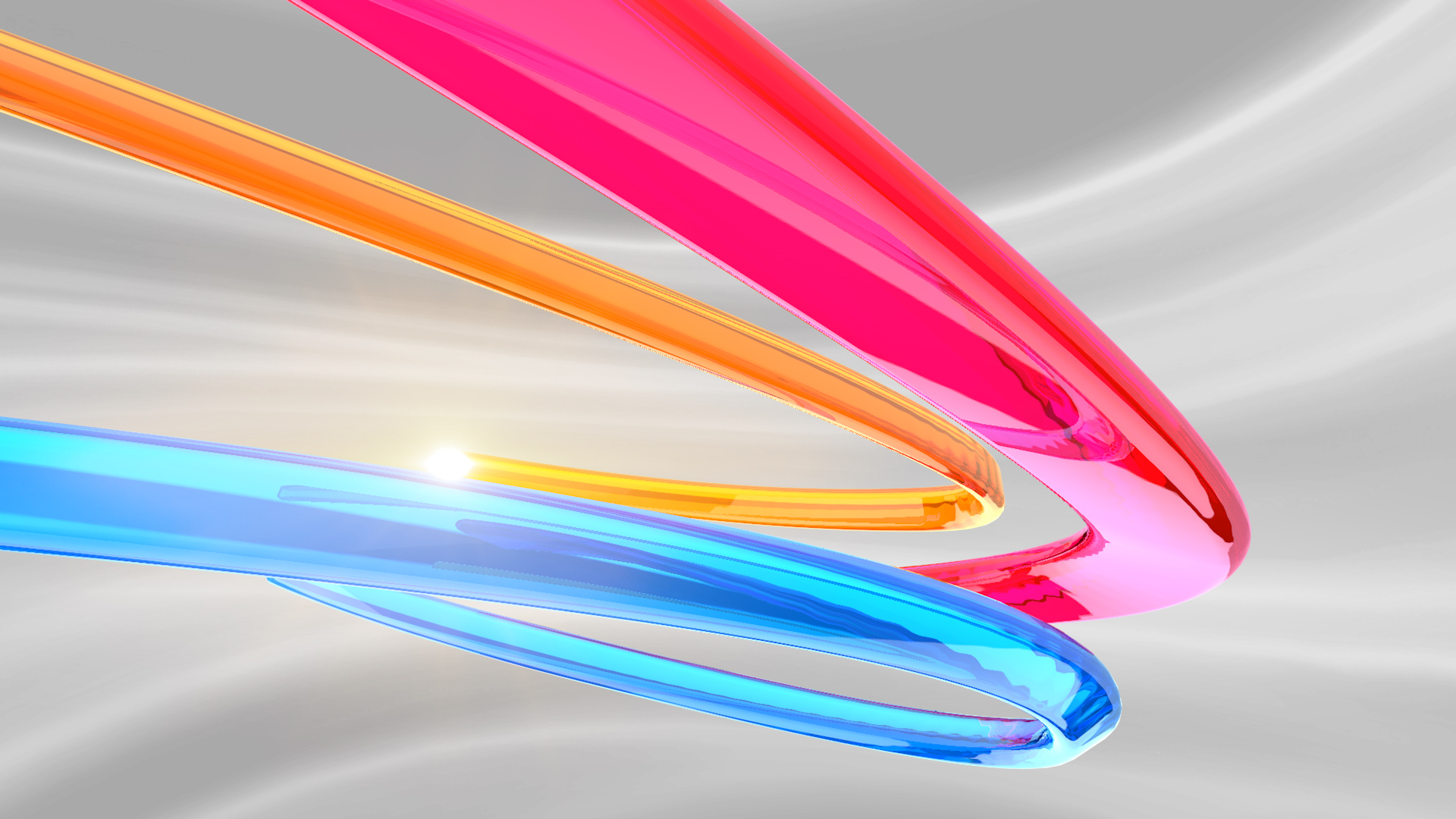 三维彩色线条光效企业LOGO片头ae模板视频的预览图