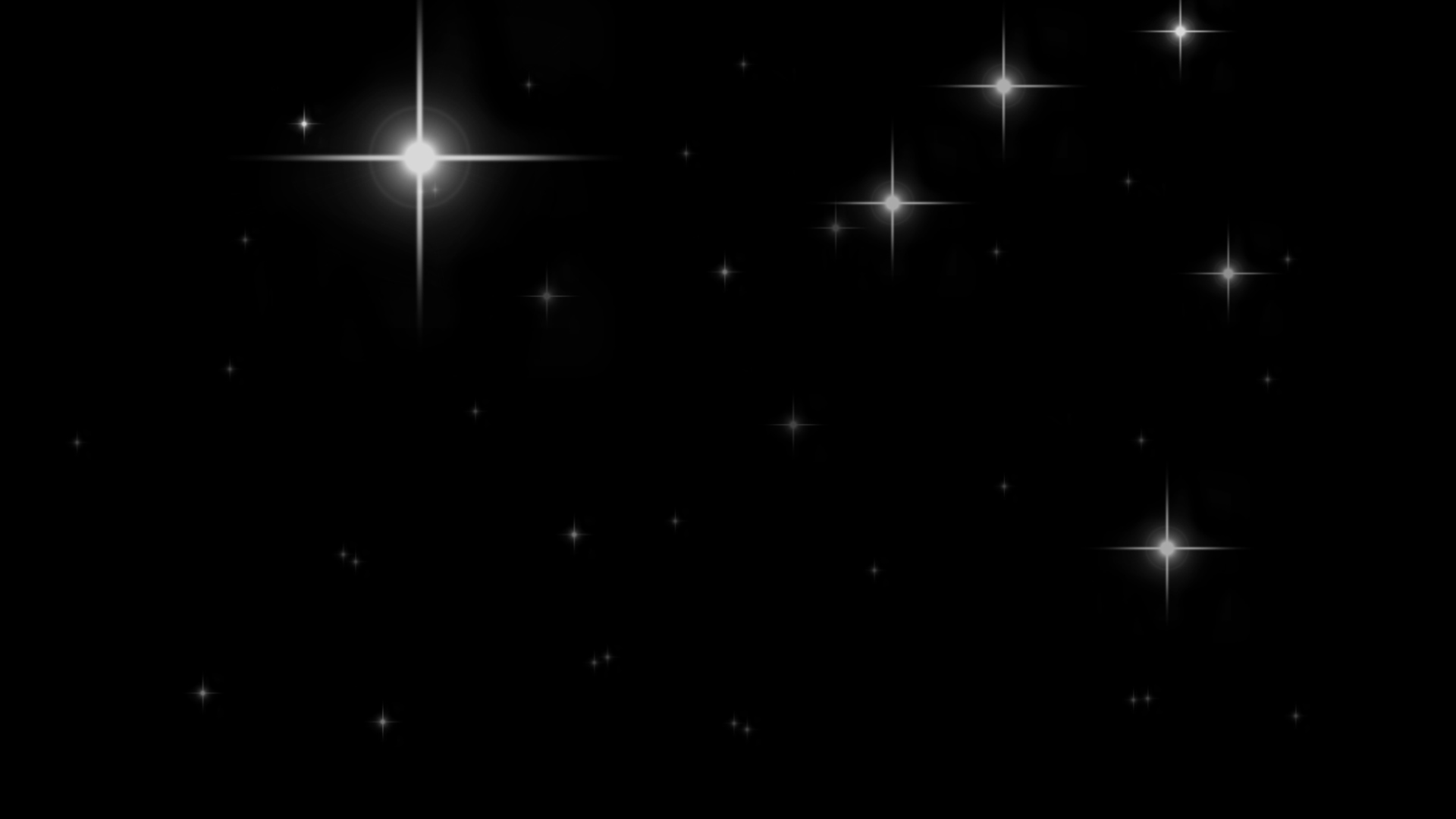 星星光效粒子闪烁发光梦幻夜空白色视频的预览图