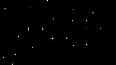 星星闪烁星空夜色光效粒子视频的预览图