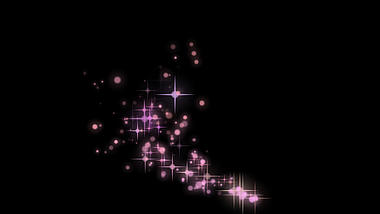 光效闪闪发光的星星粒子粉紫渐变特效视频的预览图
