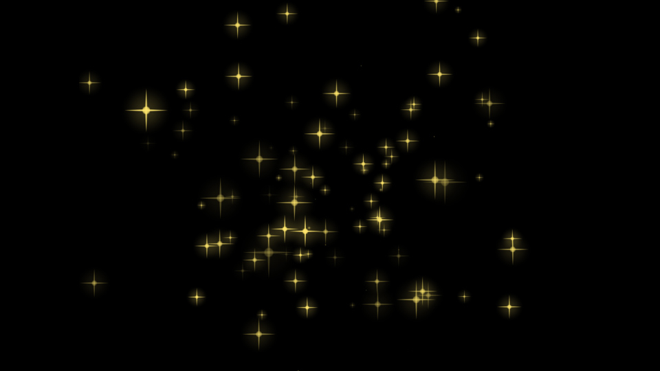 鎏金金粉发光星星光效光斑粒子特效视频的预览图