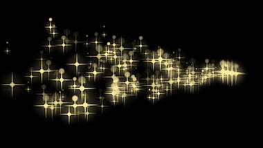 金色星星星光效闪光粒子光效免抠特效视频的预览图