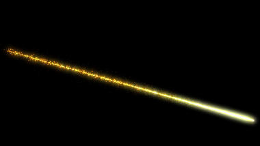 浪漫金色光效光线发光粒子流星视频的预览图
