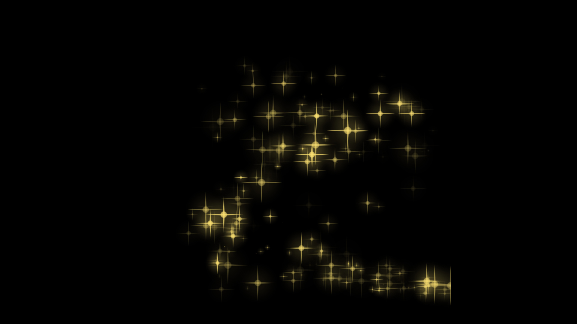 光效粒子闪烁的星星光线特效视频的预览图