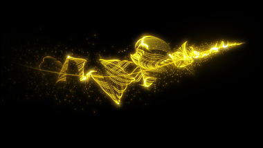 光效光线唯美金色发光粒子特效视频的预览图