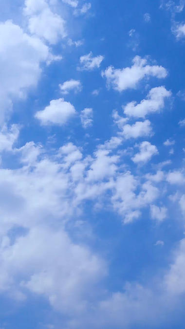1080P竖屏延时摄影蓝天白云竖版风景实拍抖音朋友圈视频的预览图