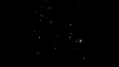 光效粒子星空银河光斑光点唯美特效视频的预览图