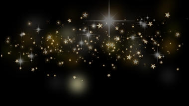 光效粒子星光星星闪烁发光特效视频的预览图