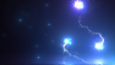 炫酷光线粒子汇聚光效LOGO片头ae模板视频的预览图