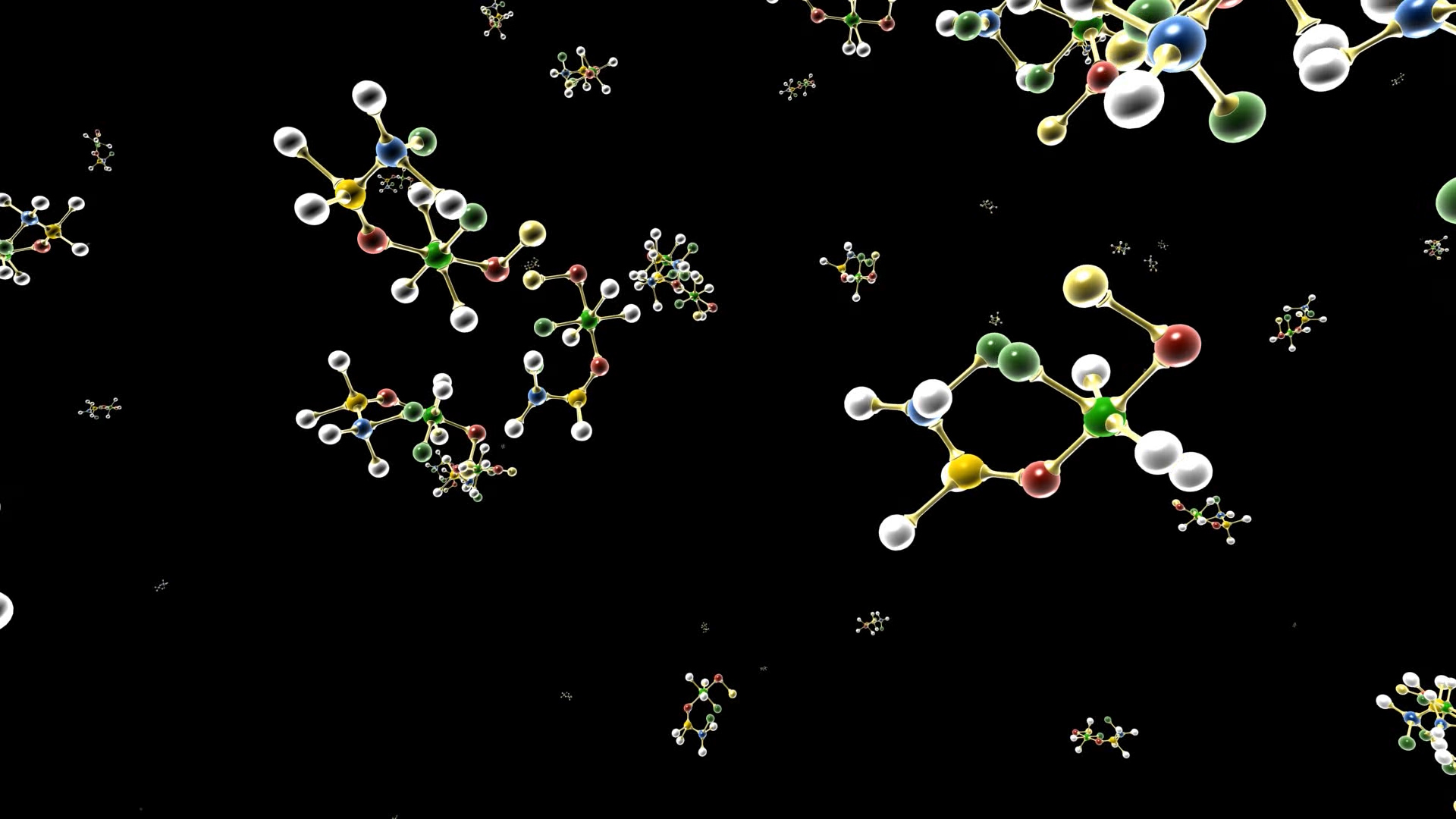 黑色细胞细菌分子视频背景视频的预览图