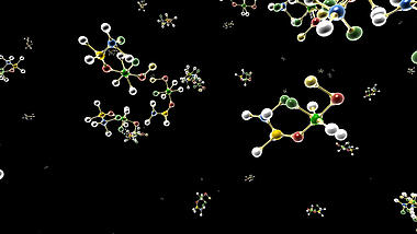 黑色细胞细菌分子视频背景视频的预览图