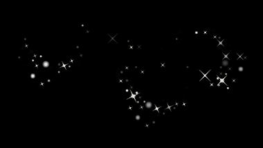 装饰星星星空星光光效粒子唯美白色特效视频的预览图