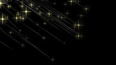 鎏金金粉光效粒子发光的星星流星雨特效视频的预览图