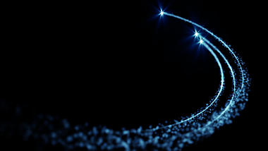 蓝色光效粒子视频特效带通道MOV特效视频的预览图