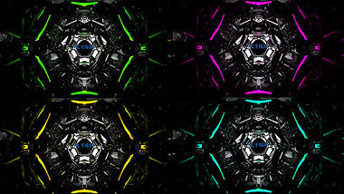 酷炫科技光效logo片头视频ae模板视频的预览图