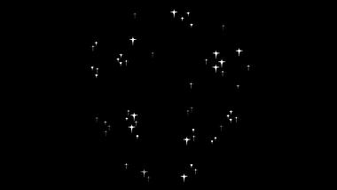 星光发光光效光梦幻卡通白色特效视频的预览图