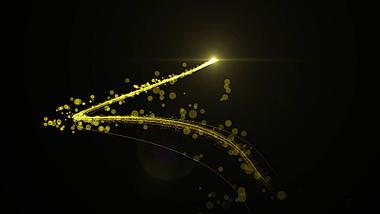 金色光斑闪耀运动MOV通道视频特效视频的预览图