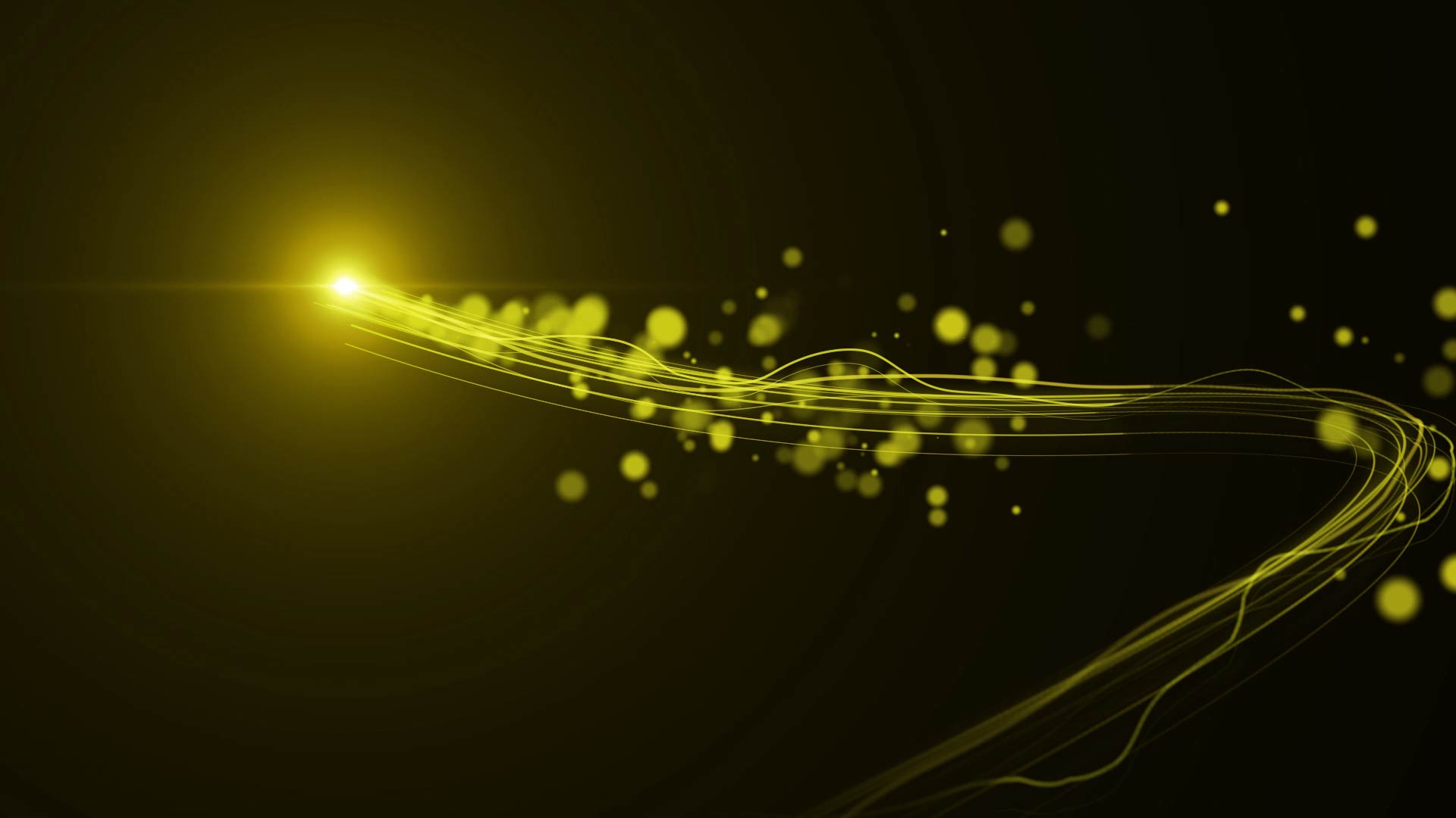 金色光斑运动MOV通道视频特效视频的预览图