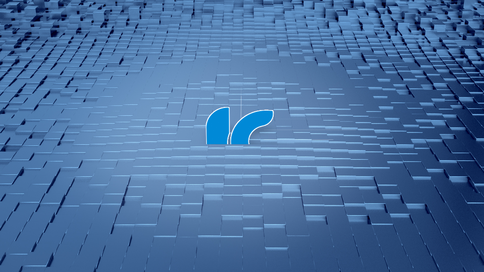 创意蓝色三维科技logo片头视频ae模板视频的预览图