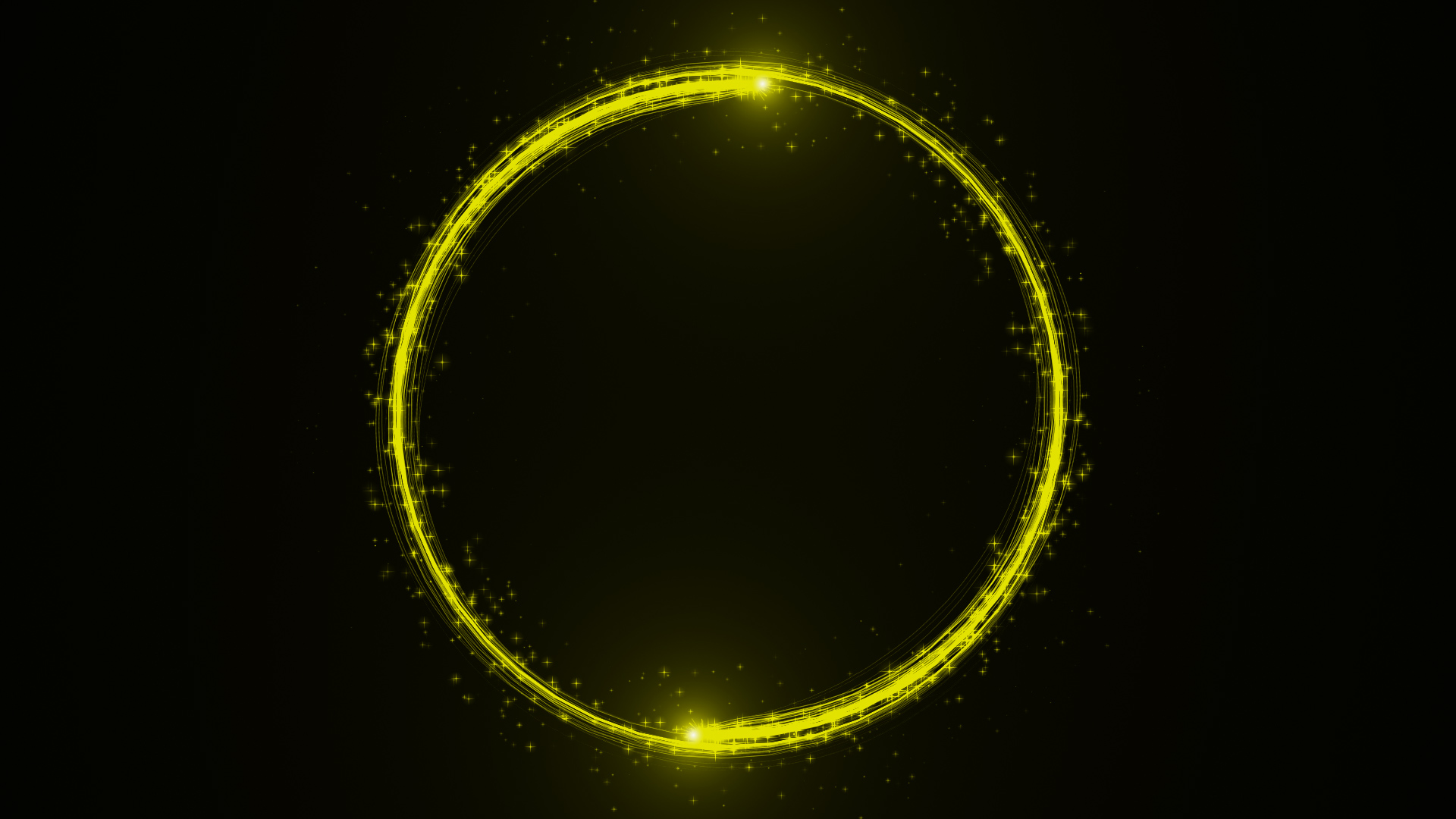金色光线圆圈运动透明通道MOV视频特效视频的预览图