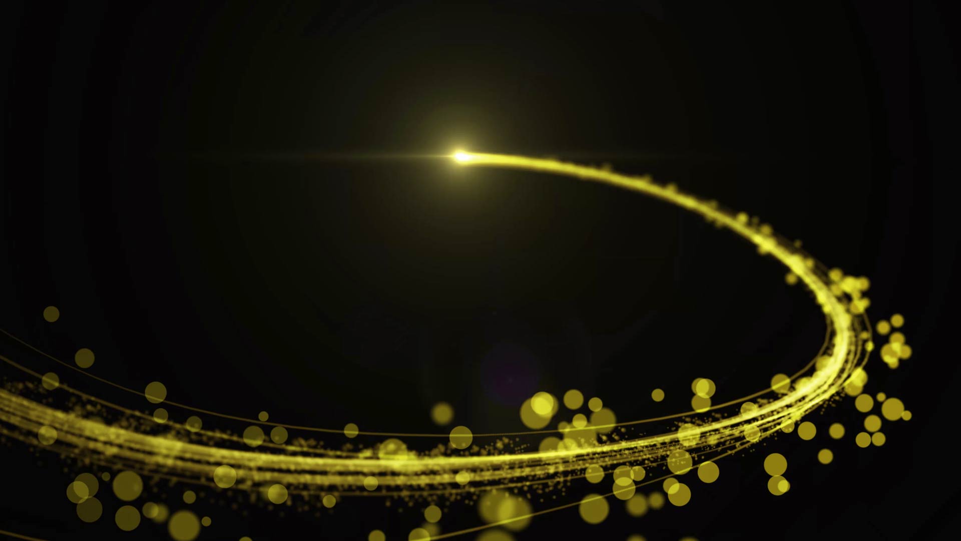 金色光线粒子MOV通道视频特效视频的预览图