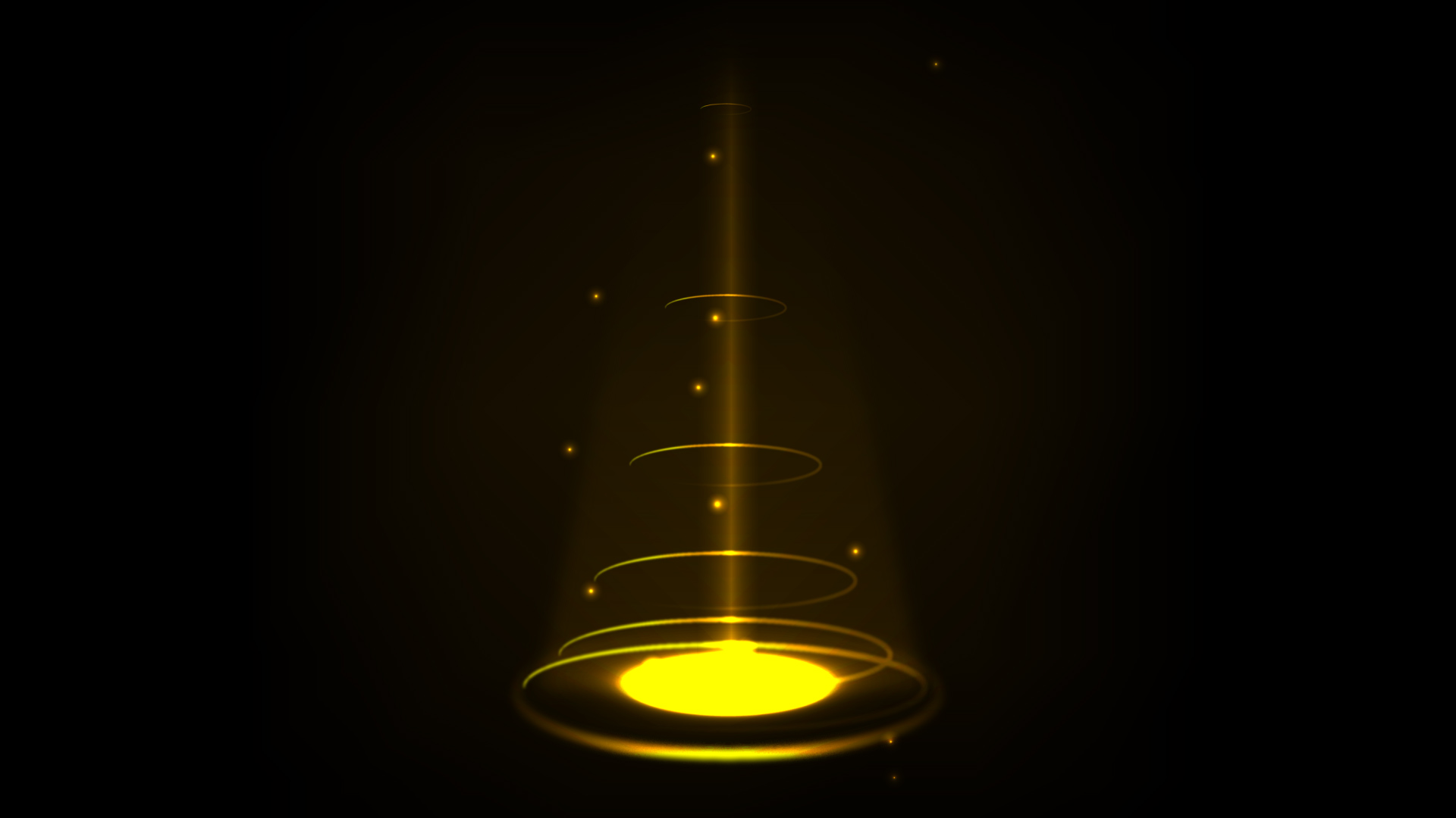 金色光效粒子上升特效游戏回城视频特效视频的预览图