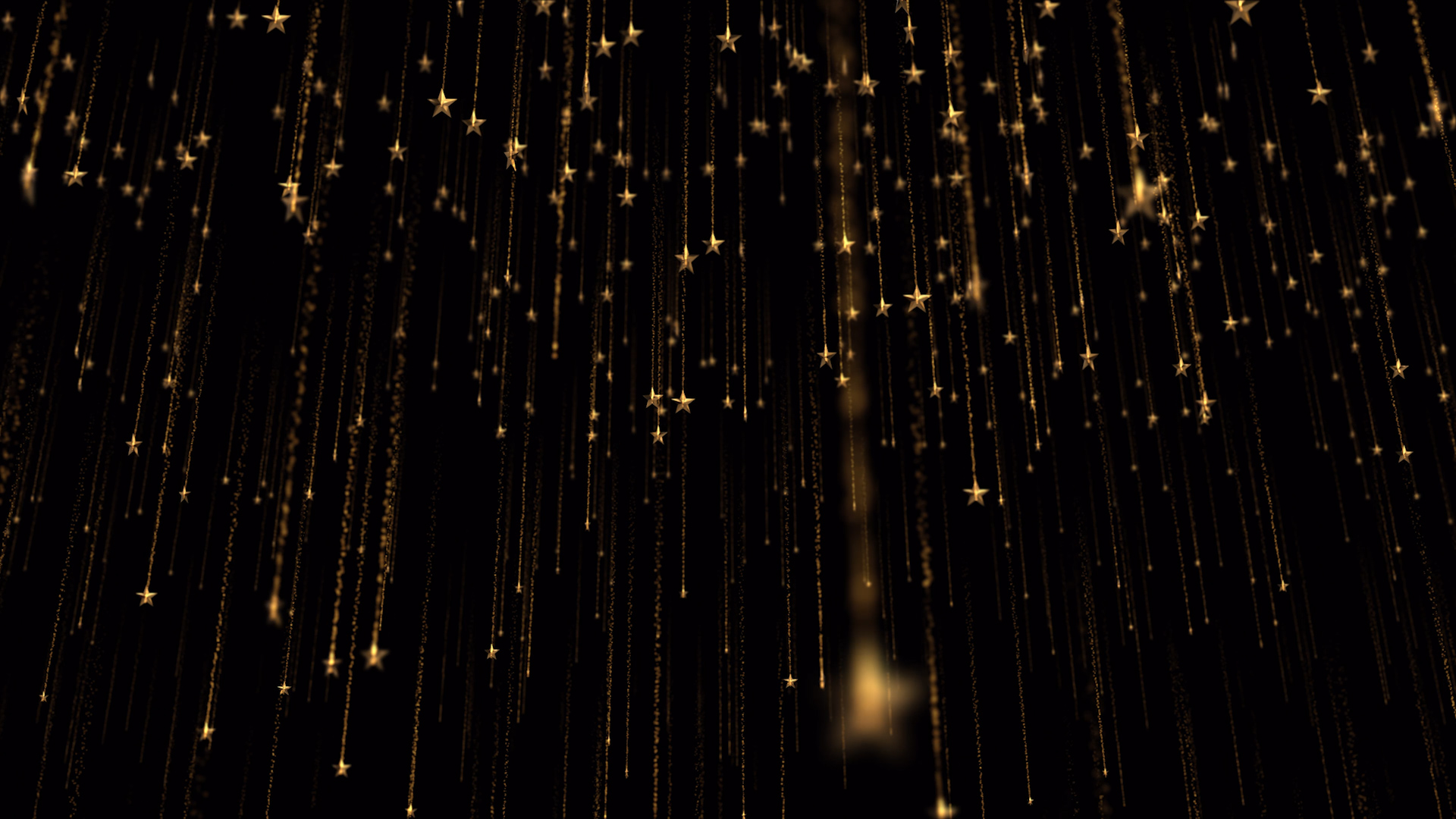 五角星金色粒子背景视频背景视频的预览图