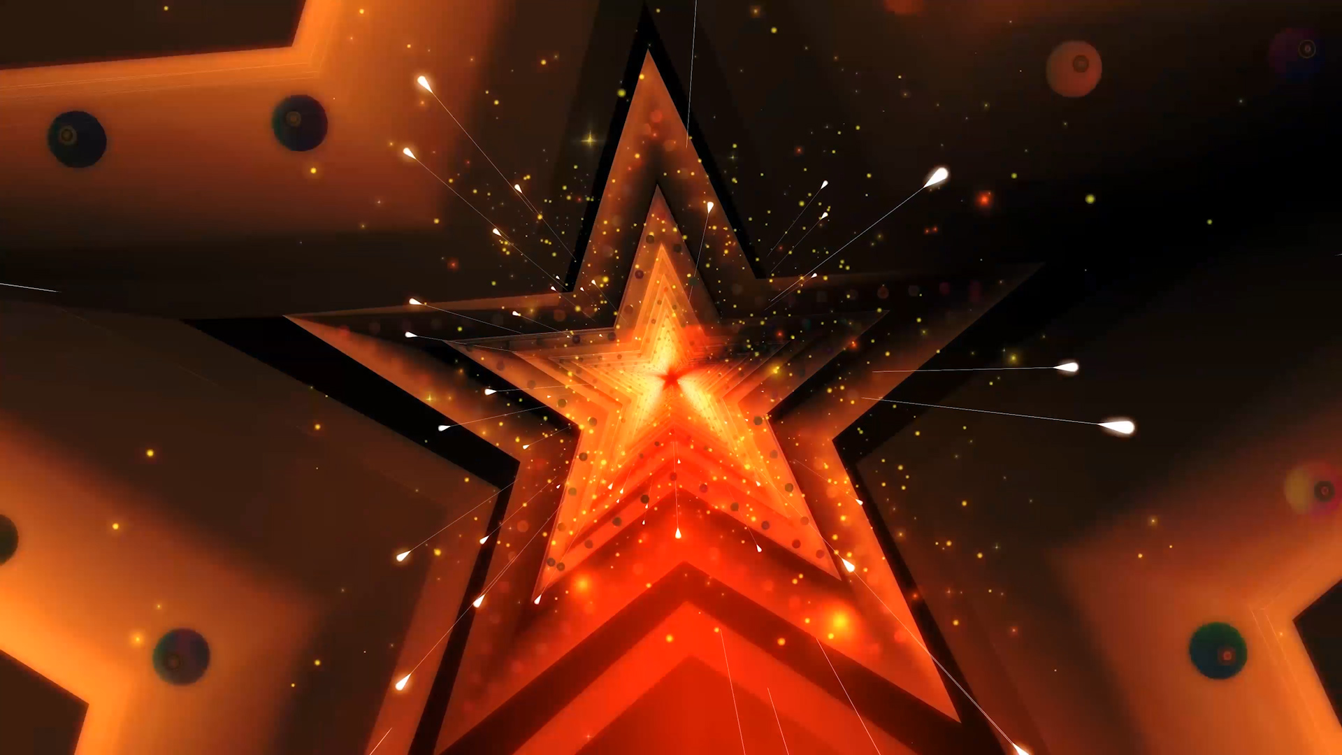 五角星光效大气背景视频背景视频的预览图