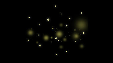 黄色光斑光点光发光光效视频特效视频的预览图