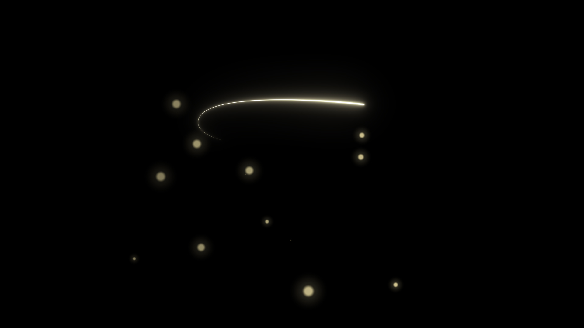 螺旋光效光线闪闪发光粒子线条发光特效视频的预览图