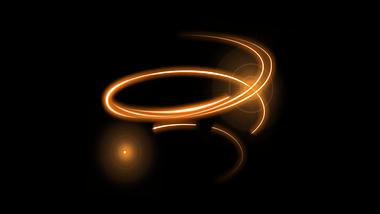 金色光圈螺旋光线光效线条视频特效视频的预览图