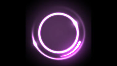 紫色炫彩光圈光效光环光效光线发光特效视频的预览图