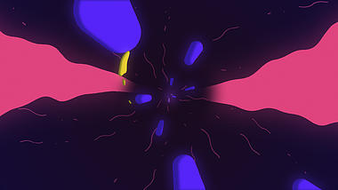 炫酷卡通流体光效隧道穿梭LOGO片头ae模板视频的预览图
